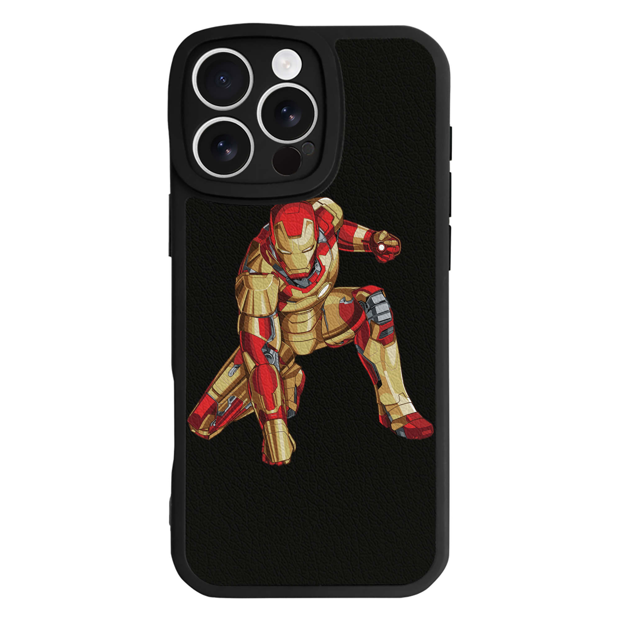（画像用） アベンジャーズ The Avengers 【iPhone 16シリーズ対応】シリコンスマホケース（レザー調） 材質：シリコン